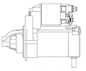 Стартер для а/м Toyota Land Cruiser Prado J120 (02-) 4.0i 1,5кВт (LSt 1914) LST 1914 START VOLT