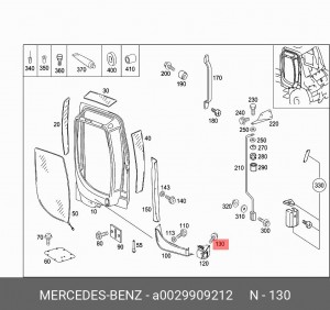 болт R.MBN 10228-M A 002 990 92 12 MERCEDES BENZ