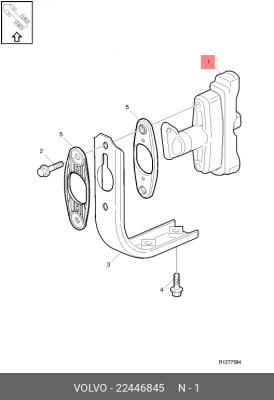 Выключатель массы VOLVO FH4,FM4 OE 22446845 VOLVO
