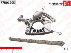 Комплект цепи привода распредвала Audi A4/A6/A8 BBK/AUK 05-11 77B0190K 77B0190K MASTER KIT