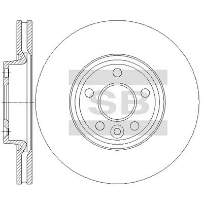 Тормозной диск  SD5315 SD5315 SANGSIN