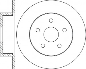 Диск тормозной LEXUS RX 2000-2003 RN1251 RN1251 NIBK