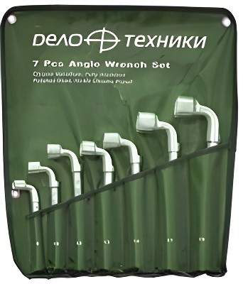 Набор ключей торцевых L-образных сквозных (8-19мм) /ДЕЛО ТЕХНИКИ/ 540070 DELO TEHNICI