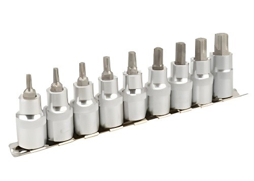 Набор бит-головок 1/2" TORX Т20-Т60 9 предметов АВТОДЕЛО 39835 AVTO DELO