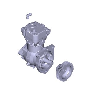 Шестерня ЯМЗ-534 компрессора АВТОДИЗЕЛЬ 5340350913001 YAMZ