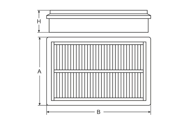 Фильтр воздушный SB2147 SCT