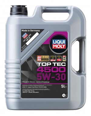 LIQUI MOLY TOP TEC 4500 5W30 5Л ACEA C1 JASO DL-1 Land Rover STJLR.03.5005 Ford  2318 LIQUI MOLY