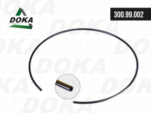 Трубка тормозная d=8мм 8х1 MAN ПВХ 1 метр DOKA 30099002 DOKA