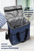 Сумка изотермическая 30л Peva Interpack синяя KRAFT KT835931 KRAFT