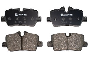 Тормозные колодки задние, Low Metallic C12CR0159 C12CR0159 CWORKS