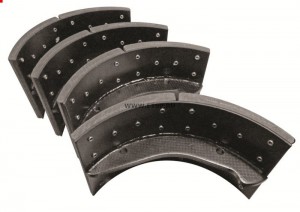 Колодка тормозная с накладками, ком-кт 4 шт. 410*180 Iveco EuroTrakker AD/AT Tra 963590 EMMERRE