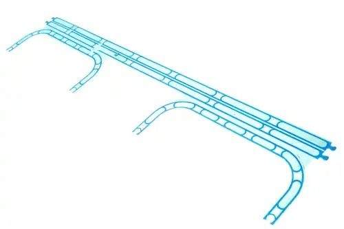 прокладки картера! (к) R6 (к-т 4шт.) 1x\ Scania P/G/R/T-Series DC11/DC12/DT12 04 Z18201 ZENTPARTS