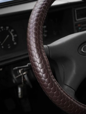 Оплетка руля (L) 39-41см коричневая кожа AIRLINE AWC-SL-04L AIRLINE