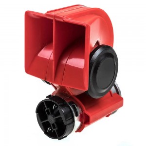 Сигнал звуковой пневматический 111/94мм 530/680Гц 118дБ 12В LOW/HIGH, с компресс AEBE004 AIRLINE