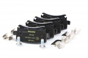 Колодки тормозные VW Golf,Touran AUDI A3,A6 SKODA Octavia задние (4шт.) TEXTAR 2391401 TEXTAR