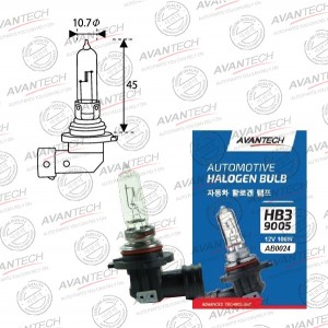 Лампа головного света Avantech 9005 (HB3) 12V 100W AB0024 AVANTECH