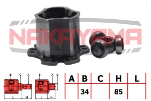 ШРУС внутр. к-кт WV SHARAN 00-, FORD GALAXY 00-, SEAT ALHAMBRA 00- АКПП/ 5-ст РК NJ7089NY NAKAYAMA