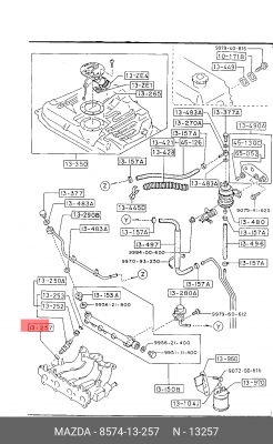 MAZDA 8574-13-257 MAZDA