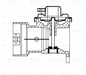 Клапан EGR (рециркуляции выхл. газов) для ам VW Transporter (03-) 1.9D (LVEG 185 LVEG 1851 LUZAR