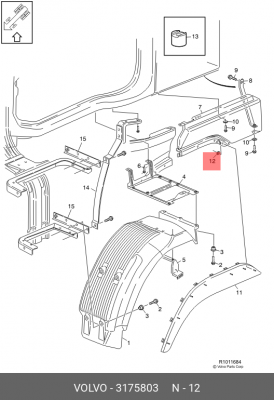 КЛИПСА 3175803 VOLVO