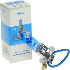 Лампа 24V H3 70W PK22s Super White HNG 24370SW HNG