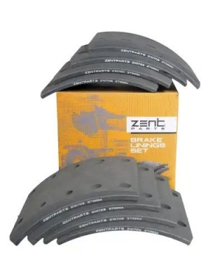 накладки торм. 1-рем! 19032 18.5-11.8 420x180 (С ЗАКЛ.93251 8x15 80) BPW Z10702 ZENTPARTS