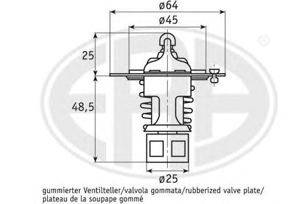 Термостат\ INFINITI J30, QX4 NISSAN PATHFINDER, PATROL 350232 350232 ERA