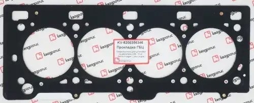 Прокладка головки блока для а/м Lada Largus, Renault Logan(16 клап.) КВАДРАТИС KV-8200356346 KVADRATIS