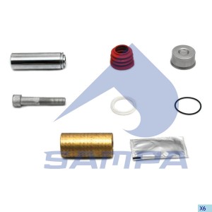 РМК суппорта Knorr SB6/SB7 (направляющая,пыльник,втулка,болт,кольца,заглушка) 095.519 SAMPA