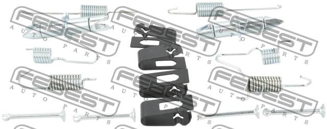 Комплект монтажный барабанных колодок NISSAN QASHQAI 2006-2013 0204-F15ER-KIT 0204F15ERKIT FEBEST