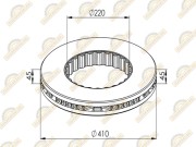 Диск тормозной Premium RVI/VOLVO о.н. 5001867798, 85103804 — 2 года безусловной  160050083 SONDER