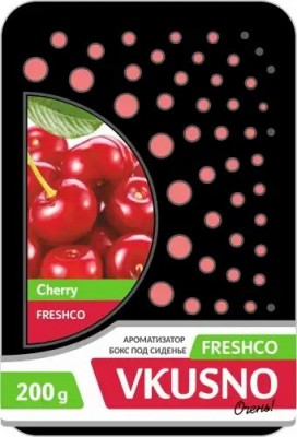 Ароматизатор под сиденье гелевый (вишня) 200г "Vkusno" FRESHCO AR4BX060 FRESHCO