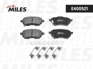 Колодки тормозные (Смесь Low-Metallic) GEELY COOLRAY - передние E400521 E400521 MILES