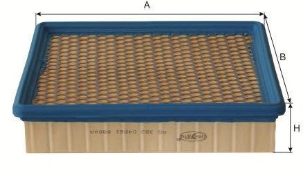 Фильтр воздушный AG382 AG 382 GOODWILL