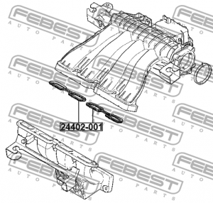 Прокладка впускного коллектора RENAULT MEGANE III 2008.09-2016.07 24402-001 24402-001 FEBEST