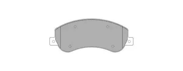 колодки дисковые передние!\ Ford Transit 2.2TDCi/2.4TDCi/2.3 16V 06> FBP1451 FREMAX