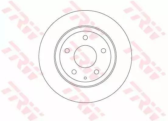 Диск тормозной MAZDA 6 (13-) задний (1шт.) TRW DF8115 TRW