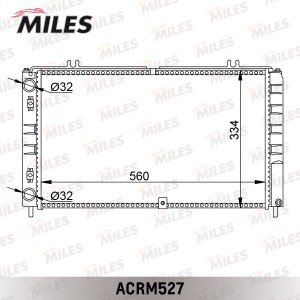 Радиатор (механическая сборка) LADA 2170-72 PRIORA +А/С Panasonic ACRM527 ACRM527 MILES