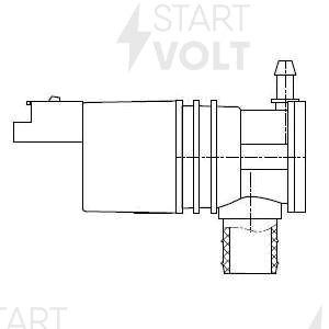 Мотор омывателя для а/м Lada Vesta седан STARTVOLT SWP 0903 START VOLT