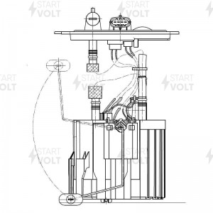 Модуль топл. насоса для а/м Opel Zafira B (05-) 1.6i/1.8i (SFM 0509) SFM 0509 START VOLT