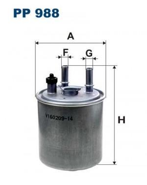 Фильтр топливный PP988 FILTRON