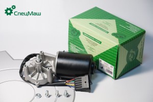 моторедуктор стеклоочистителя!узкий штекер\ МАЗ-5340, 6312 HTWM2454 SPETSMASH