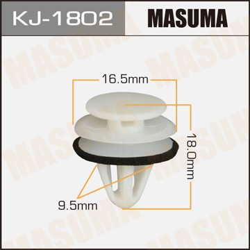 Пистон обивки универсальный MASUMA KJ1802 MASUMA