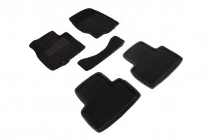 Коврик салона INFINITI FX37,QX70 (10-) 3D 3-х слойная конструкция черный (5 пред 84975 SEINTEX