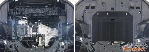 ЗК и КПП! сталь 1.5мм, с крепежом\ Hyundai i30 II 15-17 AM.2836.1 AUTO MAX