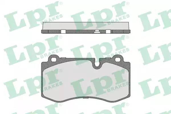Комплект тормозных колодок 05P1506 05P1506 LPR
