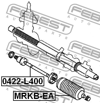 Тяга рулевая 0422-L400 0422-L400 FEBEST