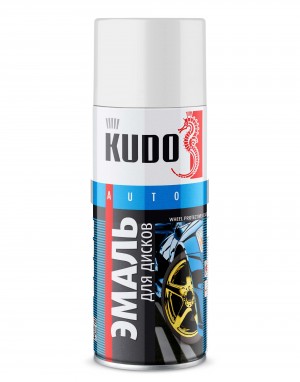 Эмаль для дисков "KUDO" белая (520 мл) (аэрозоль) KU-5208 KUDO