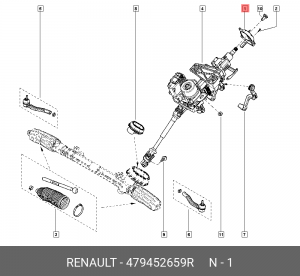 Датчик ЛАДА Vesta угла поворота руля OE 479452659R RENAULT