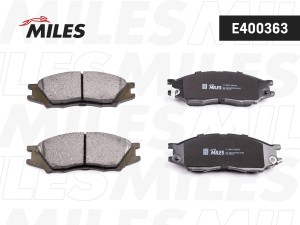 Колодки тормозные передние (без датчика) (Смесь Low-Metallic) NISSAN ALMERA CLAS E400363 MILES